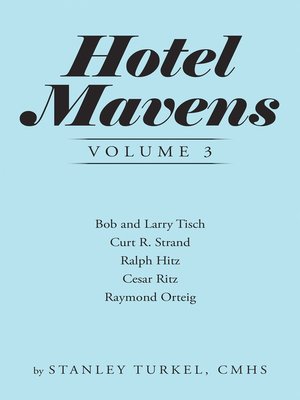 cover image of Hotel Mavens  Volume 3